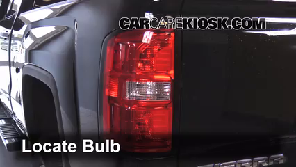 2015 GMC Sierra 2500 HD 6.0L V8 FlexFuel Extended Cab Pickup Éclairage Feu stop (remplacer ampoule)